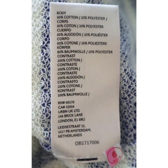 We The Free x FP OB1717006 Women's Sz M Classic Striped Crewneck Sweatshirt - Picture 6 of 10